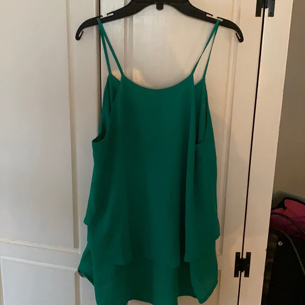 Emerald green layered tank